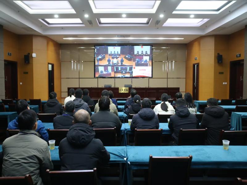 市重点工程处党支部赴市中级人民法院开展“弘扬社会主义法治精神”主题党日活动