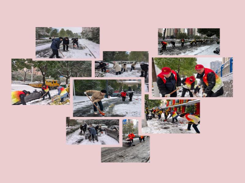 市重点工程处以雪为令迅疾出战 党员干部冲锋在前除冰保畅